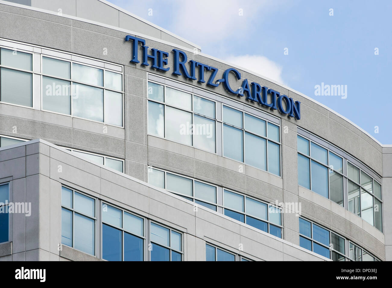 Le siège de l'hôtel Ritz-Carlton en chaîne Chevy Chase, Maryland. Banque D'Images