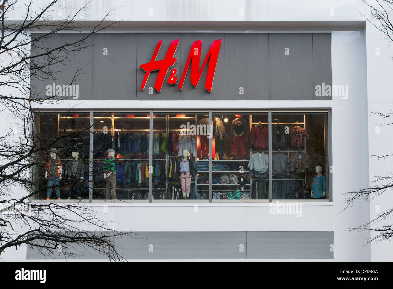 Un H&M (Hennes & Mauritz) Magasin de détail à Washington, DC. Banque D'Images