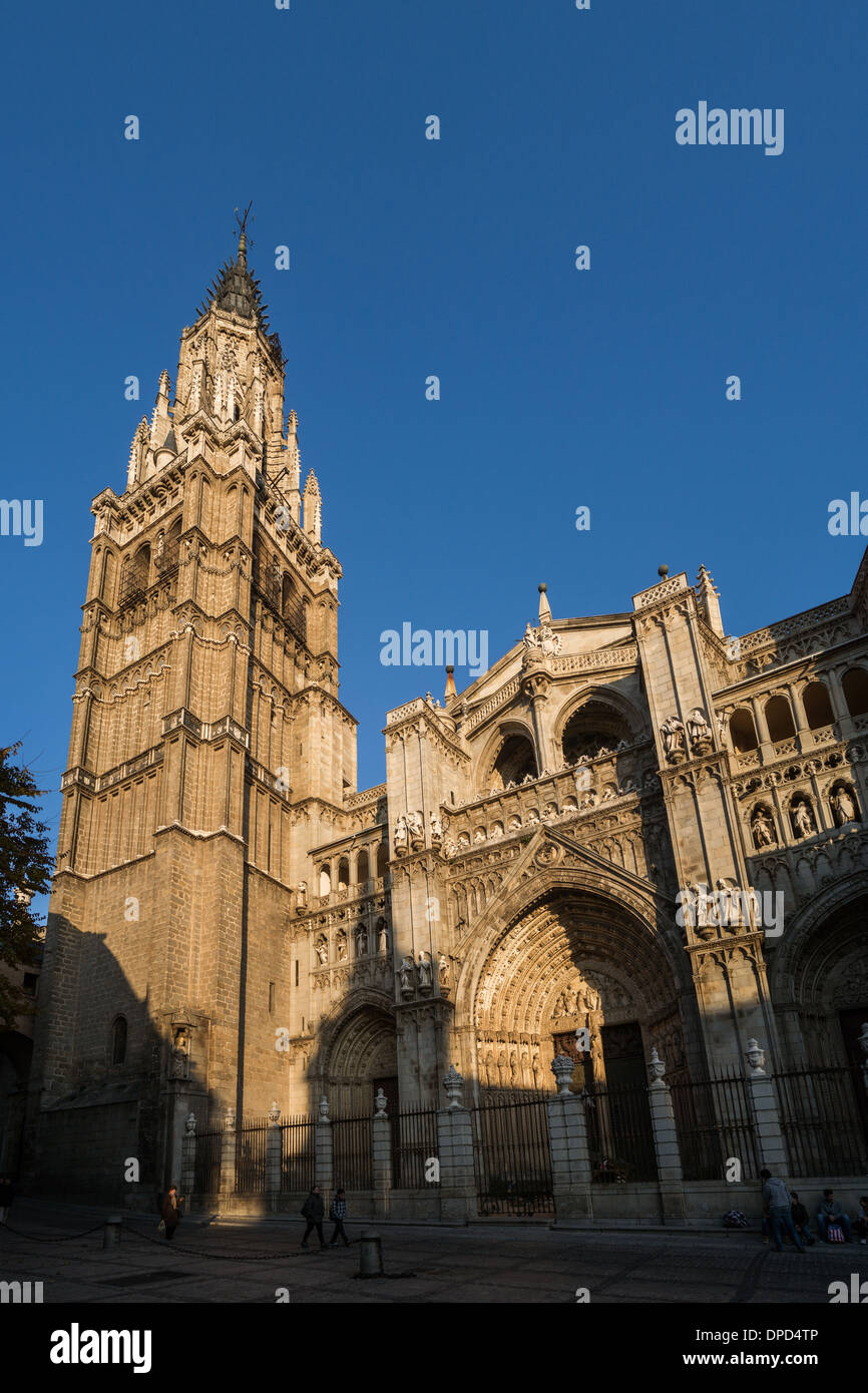 Cathédrale de Saint Mary à Tolède, en Espagne. Banque D'Images