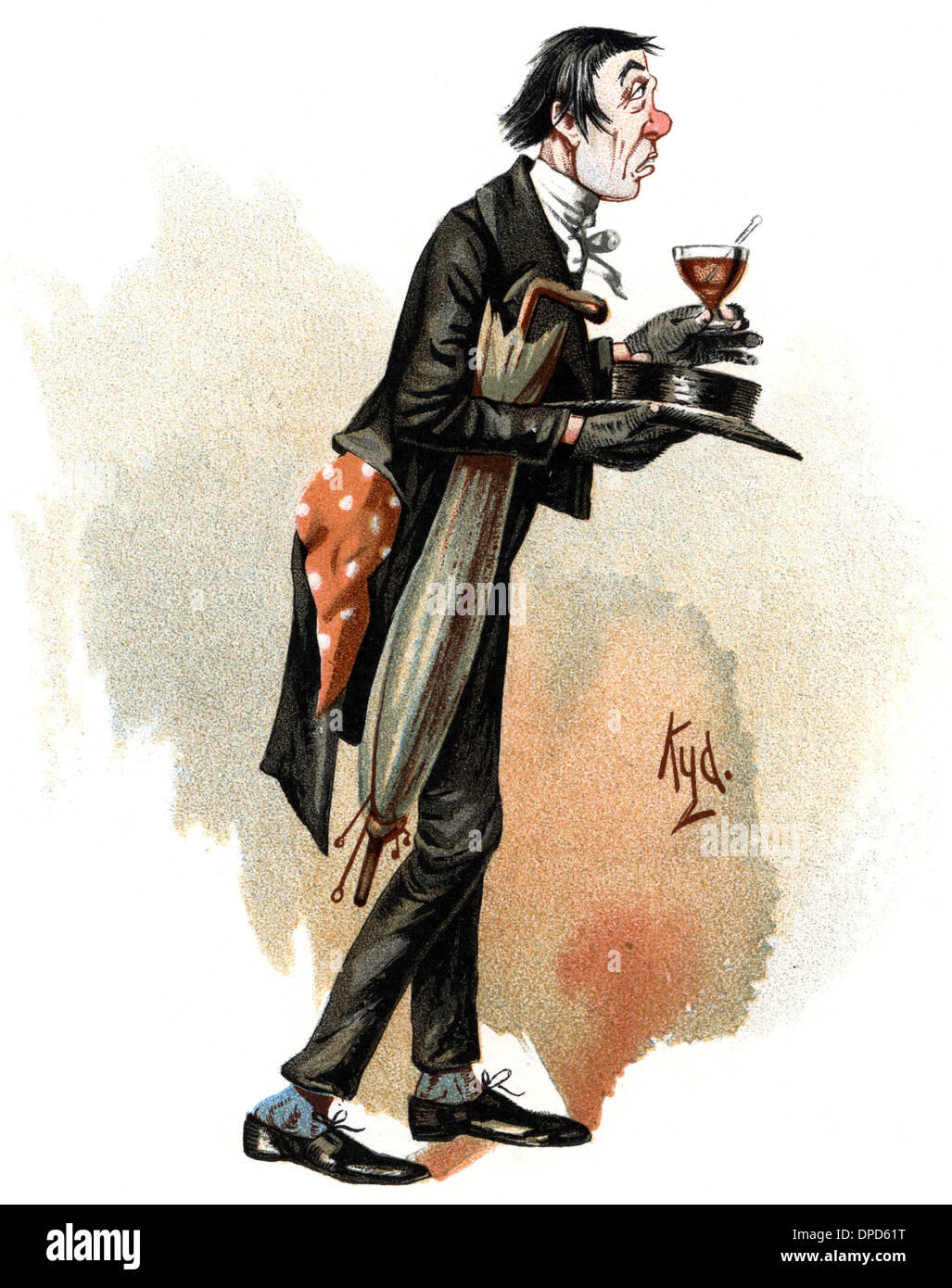 Monsieur Stiggins. Personnage Dickens. Banque D'Images