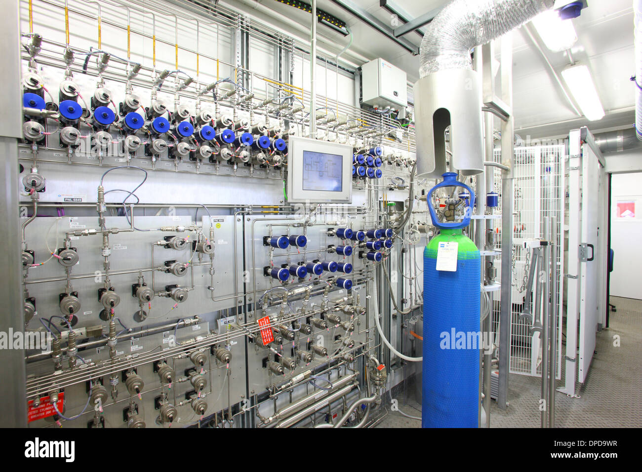 L'industrie de la bouteille de gaz Banque D'Images