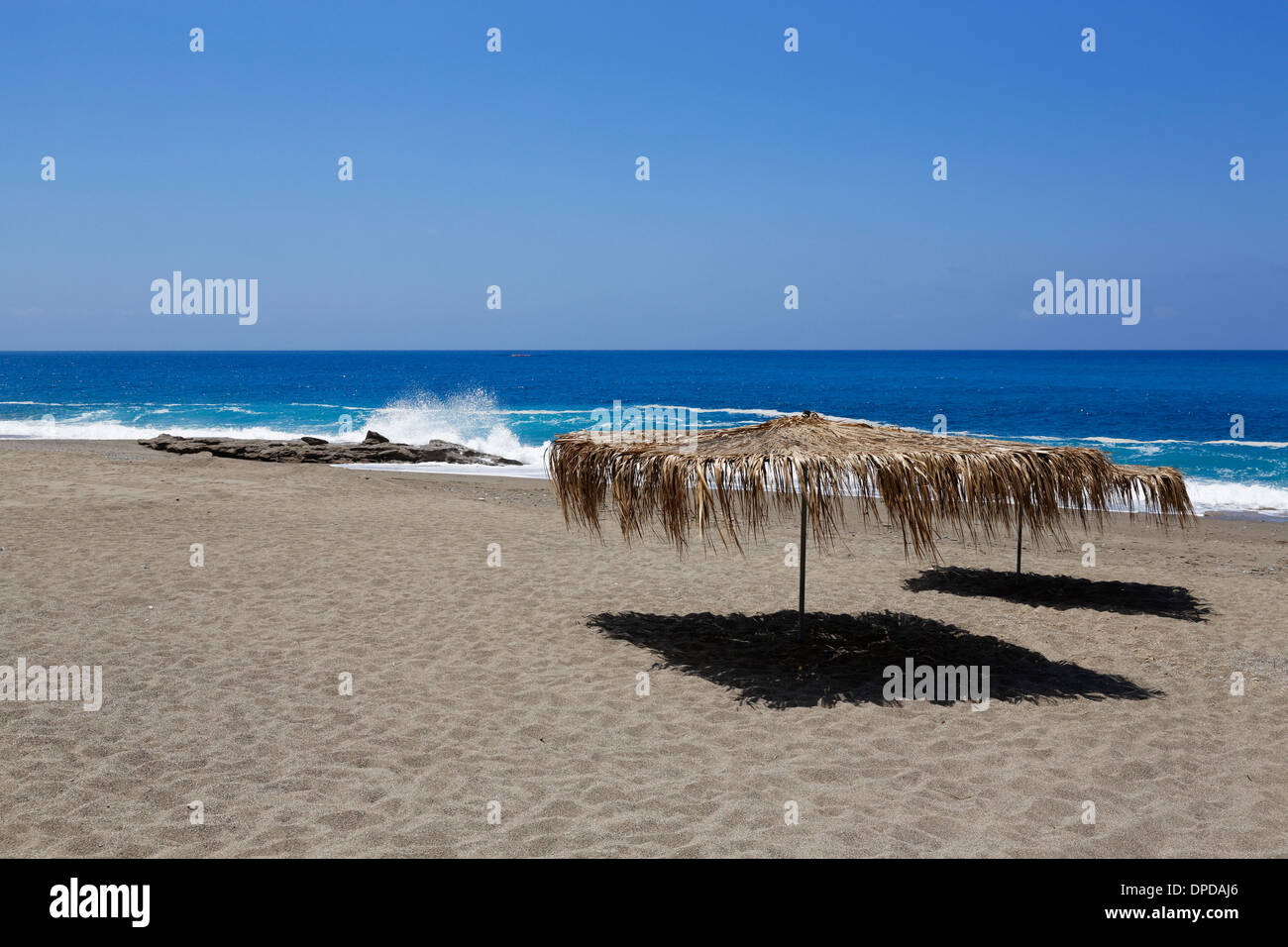 La Turquie, Antalya Province, Riviera turque, plage de Gazipasa Banque D'Images