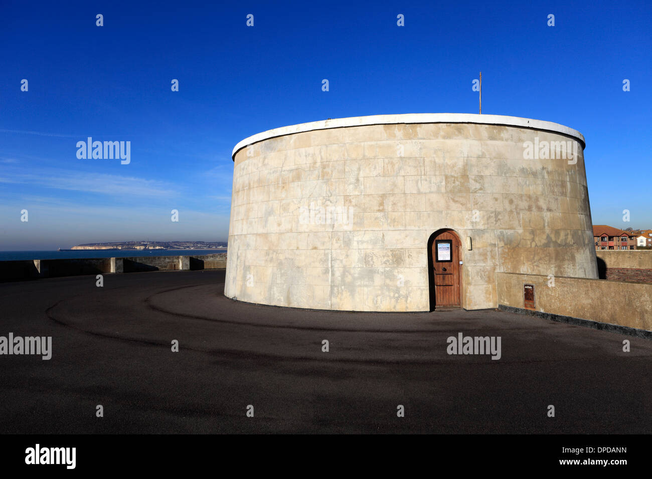 La tour Martello Museum, Seaford town, East Sussex, England, UK Banque D'Images