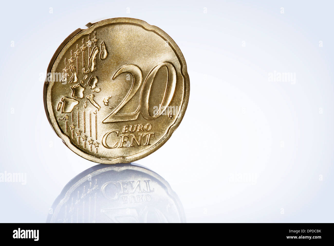 Vingt euro cent coin Banque D'Images