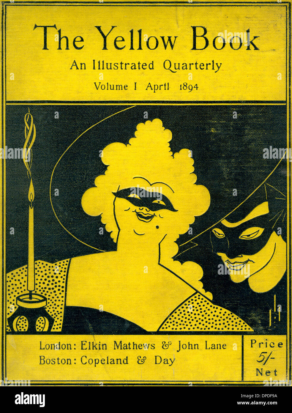 Aubrey beardsley yellow book Banque de photographies et d’images à