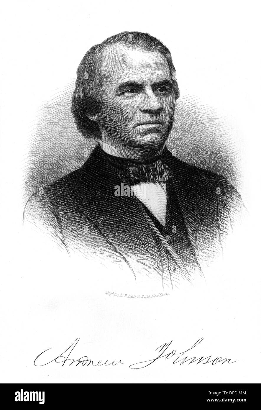 ANDREW JOHNSON Banque D'Images