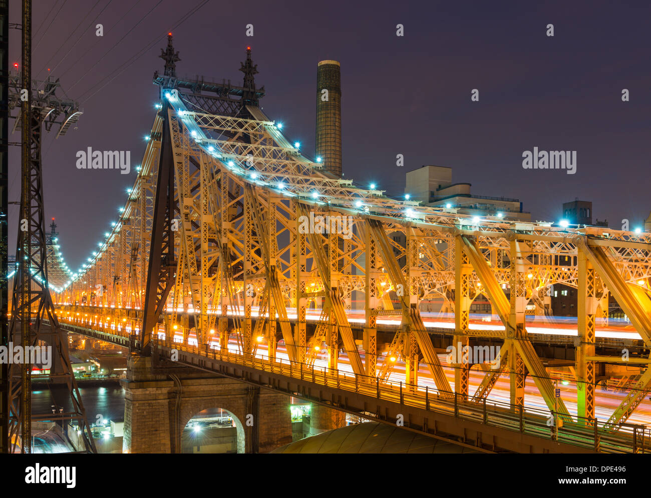 Queensboro Bridge, New York City Banque D'Images