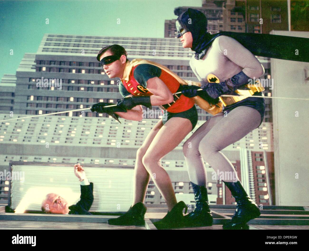 Mar. 06, 2006 - ADAM WEST ET BURT WARD .BATMAN (Série TV).TV-FILM STILL. (Crédit Image : © Globe Photos/ZUMApress.com) Banque D'Images