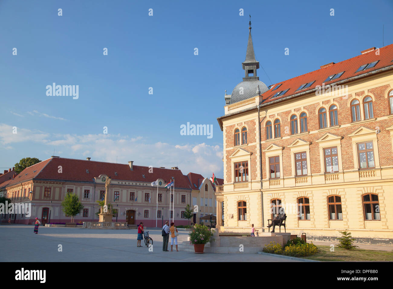 Place principale, Keszthely, Lake Balaton, Hungary, Europe Banque D'Images