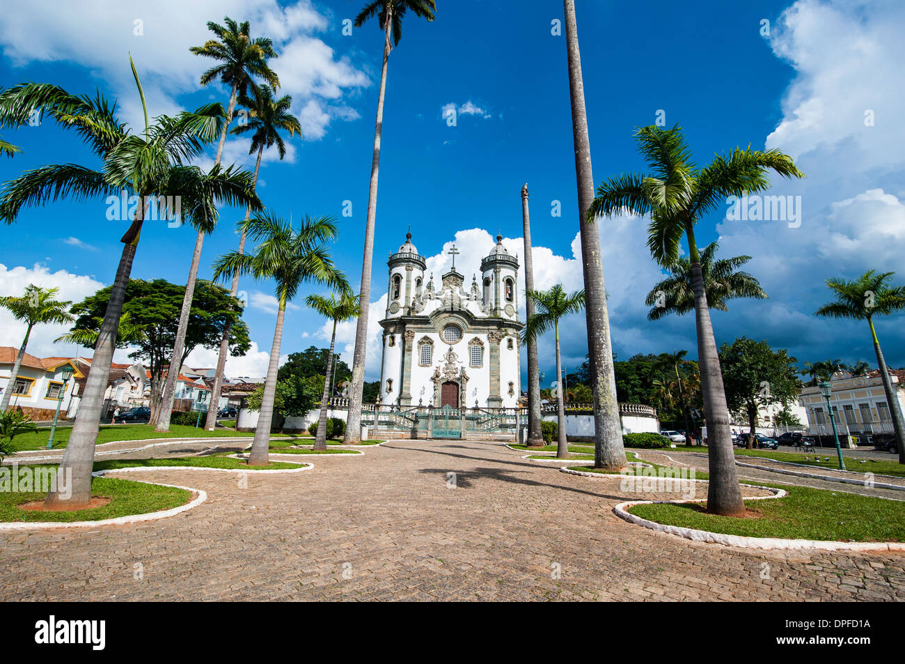 Église de Sao Francisco de Assis à Sao Joao del Rei, Minas Gerais, Brésil, Amérique du Sud Banque D'Images