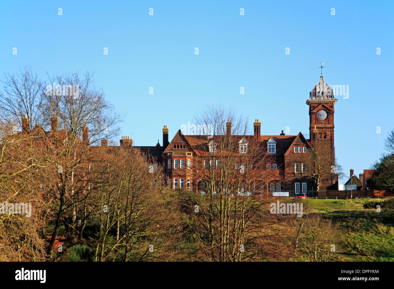 Vue de la prison, Norwich, Norfolk, Angleterre, Royaume-Uni. Banque D'Images