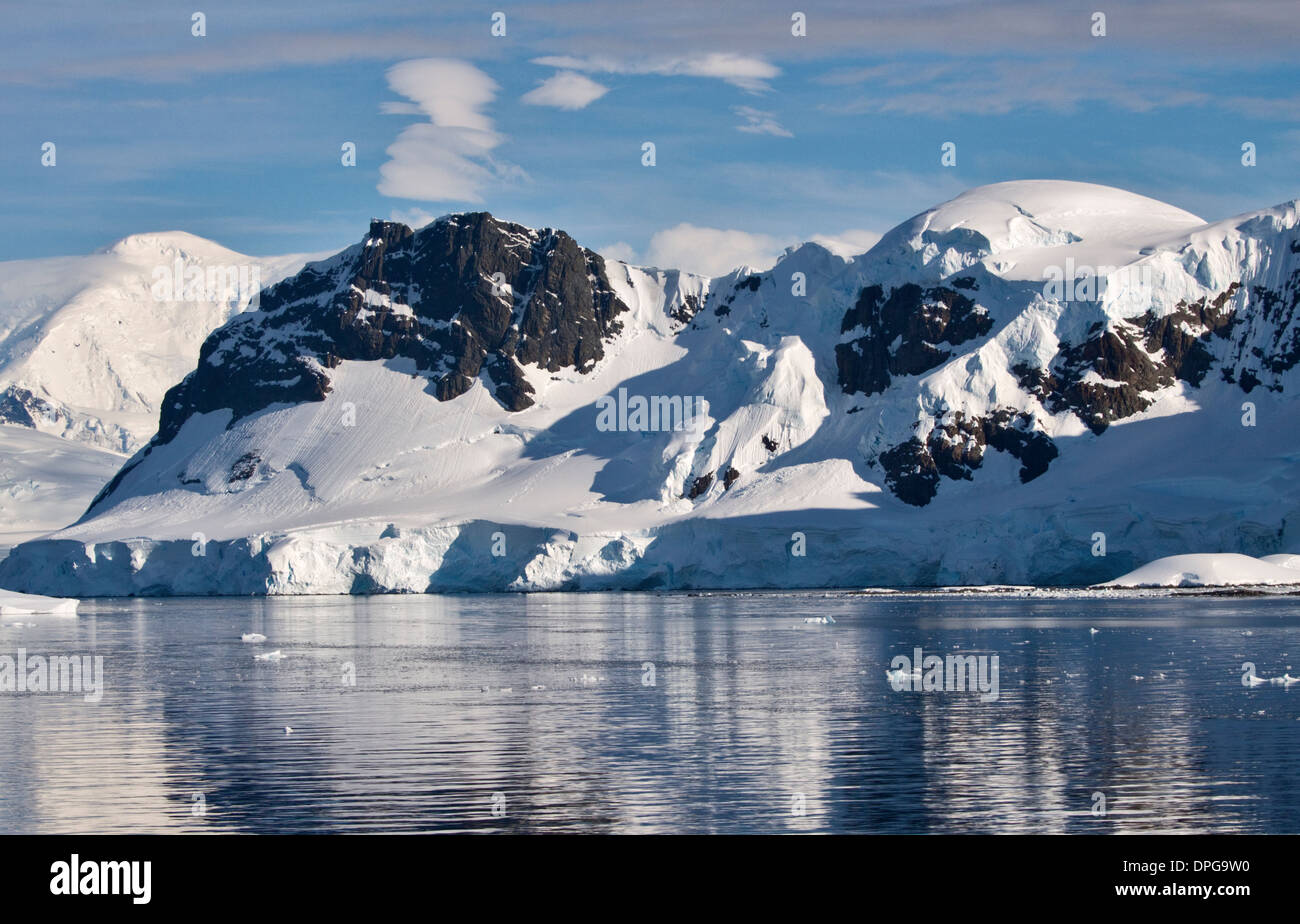 Paradise Bay, péninsule antarctique Banque D'Images