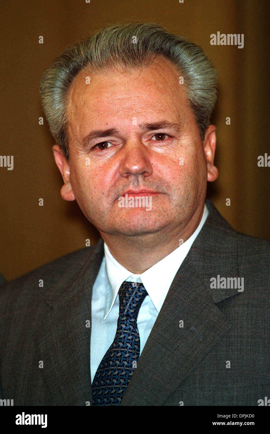 SLOBODAN MILOSEVIC.PRÉSIDENT DE LA SERBIE.20/01/1994.L46A20AC.K47199. - PHOTOS Banque D'Images