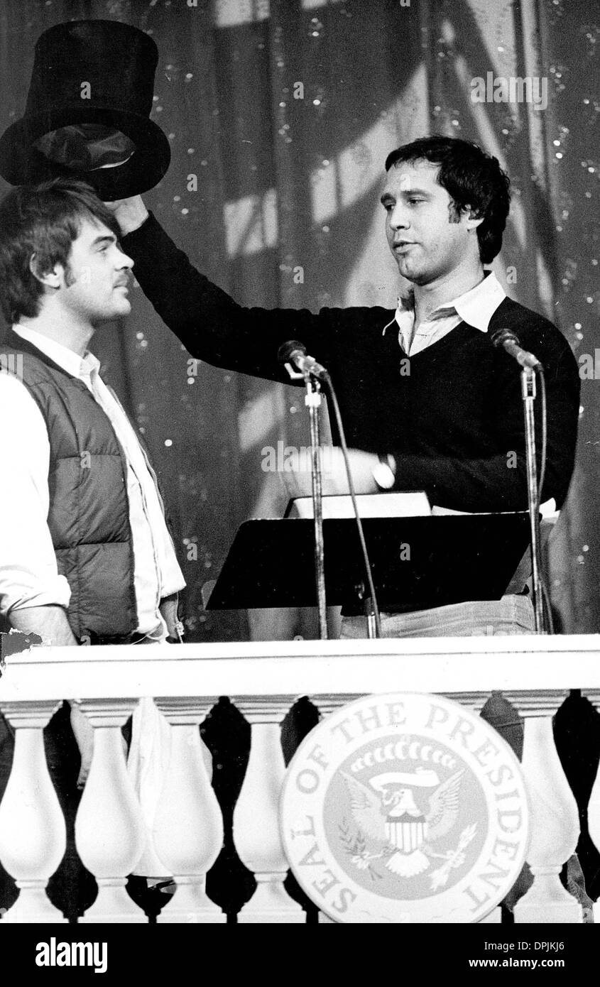 27 avril 2006 - Chevy Chase avec Dan Akroyd 1977.G2790A. CHUCK FEIL-(Image Crédit : © Globe Photos/ZUMAPRESS.com) Banque D'Images