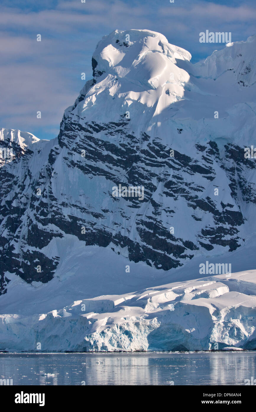 Paradise Bay, péninsule antarctique Banque D'Images