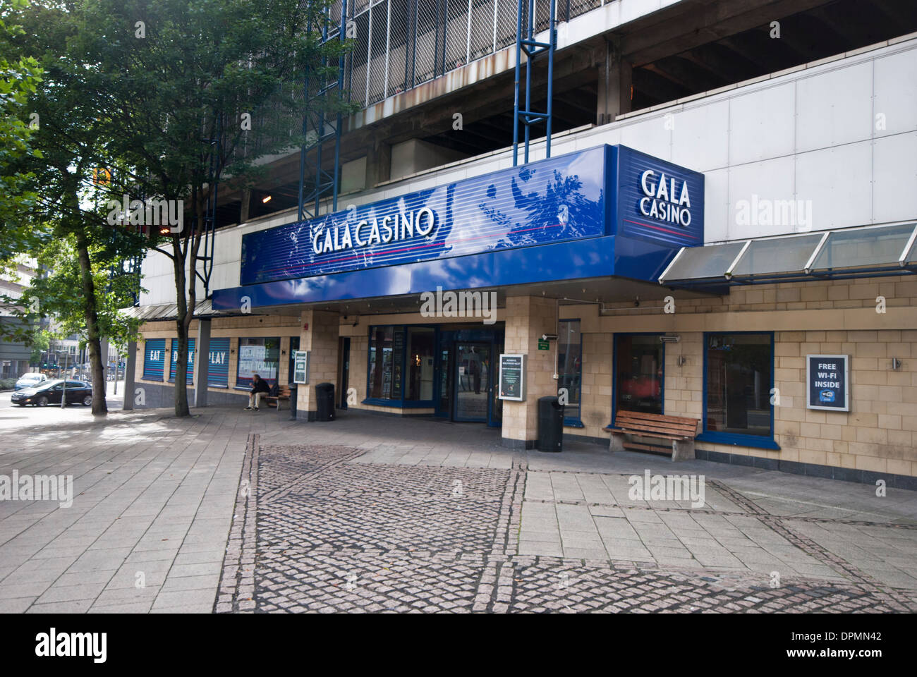 Entrée du casino Gala Maid Marian way Nottingham, Royaume-Uni Banque D'Images