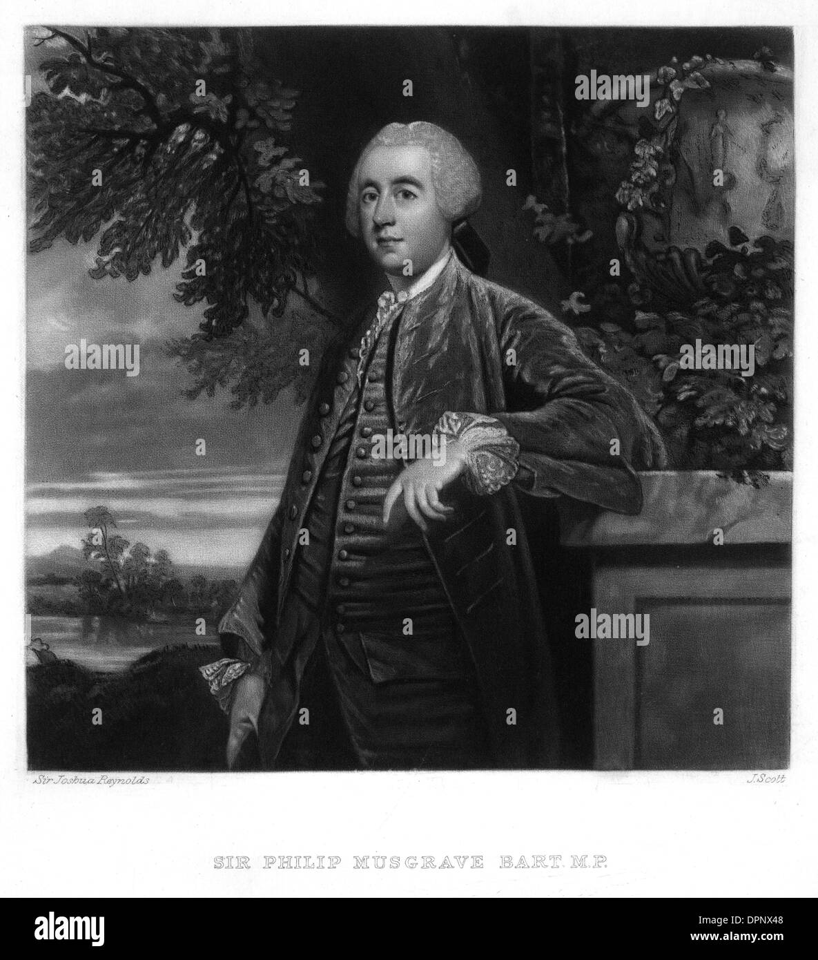 SIR PHILIP MUSGRAVE Banque D'Images