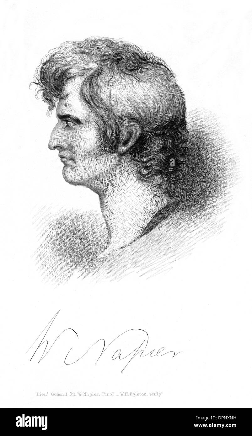 SIR WILLIAM NAPIER Banque D'Images