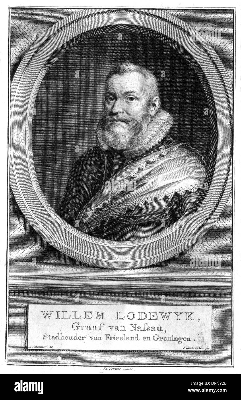 WILLEM LODEWIJK NASSAU Banque D'Images