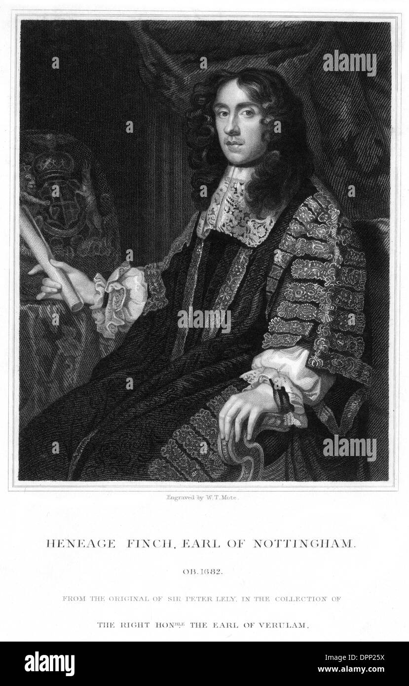 Premier comte NOTTINGHAM Banque D'Images