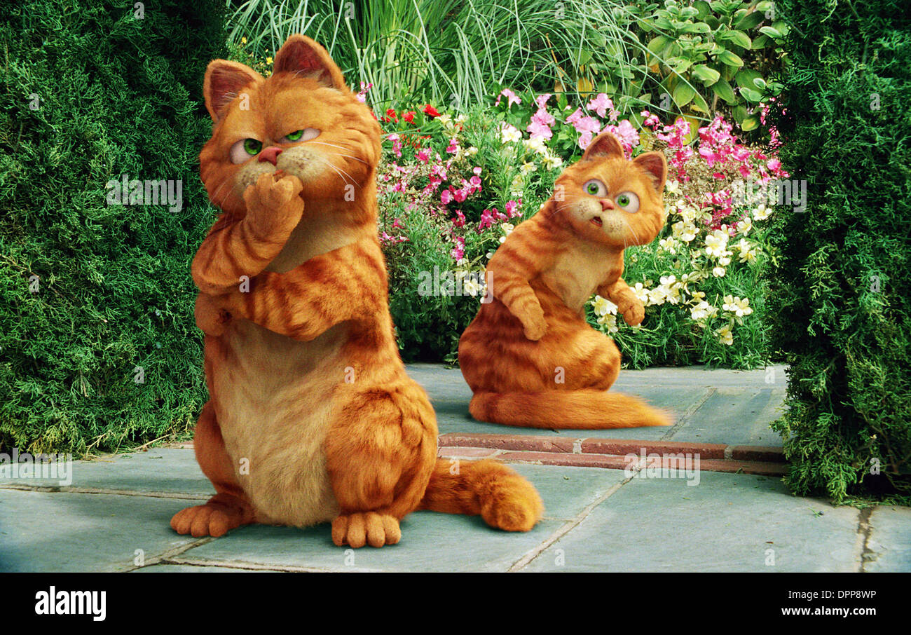 26 Mai 06 Kes Garfield Une Queue De Deux Chatons 2 Garfield Tv Film Still Fourni Par Credit Image C Photos Globe Zumapress Com Photo Stock Alamy
