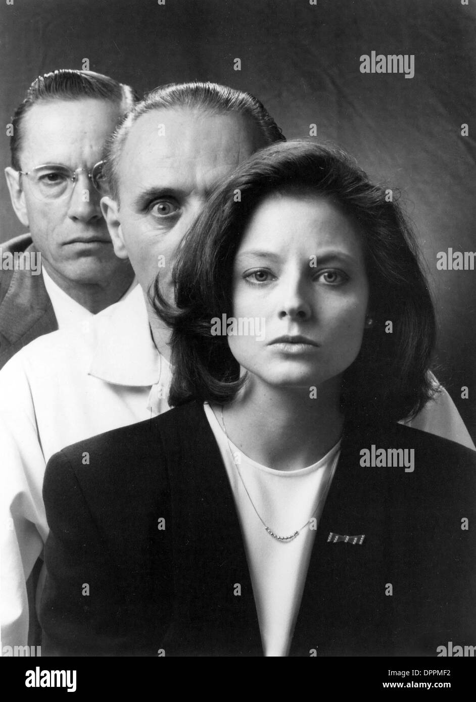 8 septembre 2006 - JODIE FOSTER AVEC ANTHONY HOPKINS ET SCOTT GLENN DANS ''LE SILENCE DES AGNEAUX''.FOURNI PAR TV-film-(ENCORE Image : © Crédit Photos Globe/ZUMAPRESS.com) Banque D'Images