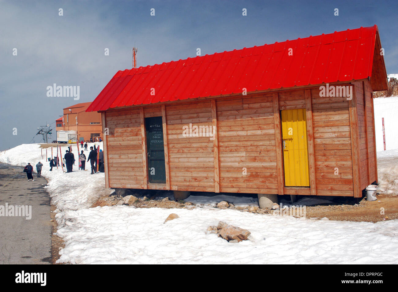 Dec 31, 2008 - Mt Hermon, Israël - la neige en Mt Hermon, Israël. (Crédit Image : © Rafael Ben-Ari/Caméléons Eye/ZUMA Press) Banque D'Images