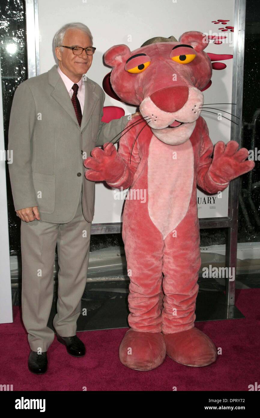 K60866ML.''La panthère rose 2''-PREMIÈRE MONDIALE ZIEGFELD THEATRE DE NEW YORK, 3 février 2009.PHOTO DE MITCHELL LEVY-télémétriques-GLOBE PHOTOS.STEVE MARTIN (crédit Image : © Christy Bowe/Photos/ZUMAPRESS.com) Globe Banque D'Images