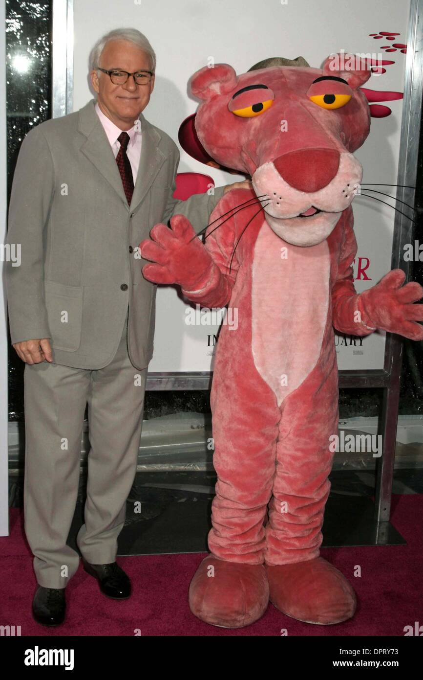 K60866ML.''La panthère rose 2''-PREMIÈRE MONDIALE ZIEGFELD THEATRE DE NEW YORK, 3 février 2009.PHOTO DE MITCHELL LEVY-télémétriques-GLOBE PHOTOS.STEVE MARTIN (crédit Image : © Christy Bowe/Photos/ZUMAPRESS.com) Globe Banque D'Images