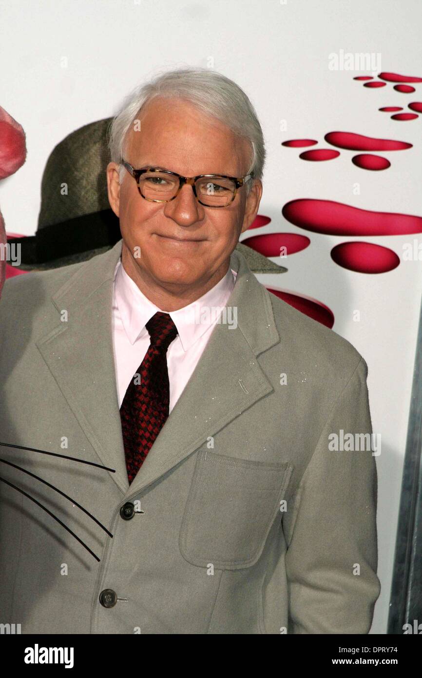 K60866ML.''La panthère rose 2''-PREMIÈRE MONDIALE ZIEGFELD THEATRE DE NEW YORK, 3 février 2009.PHOTO DE MITCHELL LEVY-télémétriques-GLOBE PHOTOS.STEVE MARTIN (crédit Image : © Christy Bowe/Photos/ZUMAPRESS.com) Globe Banque D'Images