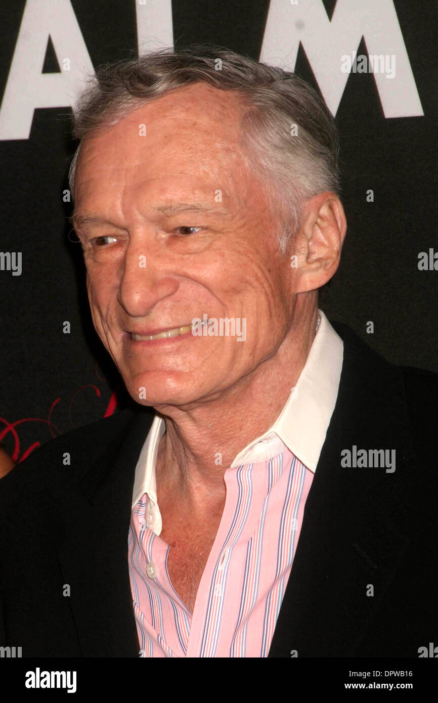 K61963EG.Playboy magazine c'est 2009 Playmate de l'année au Palms Resort and Casino, Las Vegas, NV 05-02-2009.Photo d'Ed Geller-Globe.Photos Hugh Hefner (Image Crédit : © Ed Geller/Globe Photos/ZUMAPRESS.com) Banque D'Images
