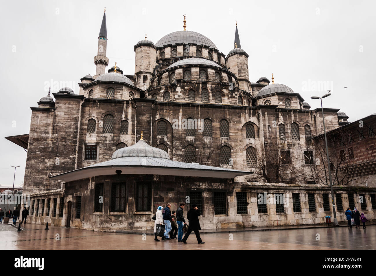 Vue de la mosquée mosquée islamique à Istanbul, Turquie Banque D'Images