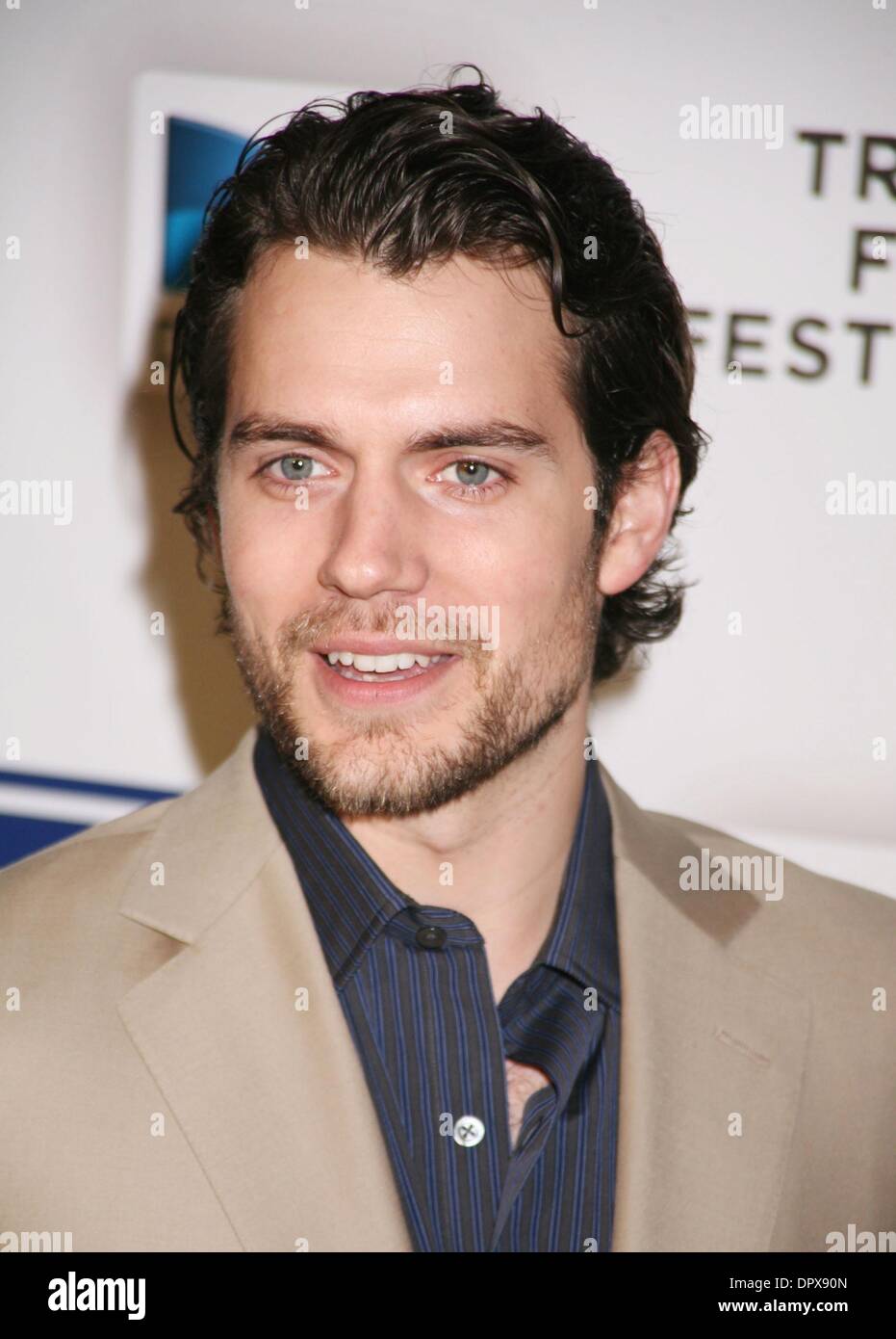 Apr 22, 2009 - New York, New York, USA - l'Acteur HENRY CAVILL au New York premiere de 'ce qui marche' qui s'est tenue au cours de la 8e édition du Festival du film de Tribeca au Ziegfeld Theatre. (Crédit Image : Â© Nancy/Kaszerman ZUMA Press) Banque D'Images