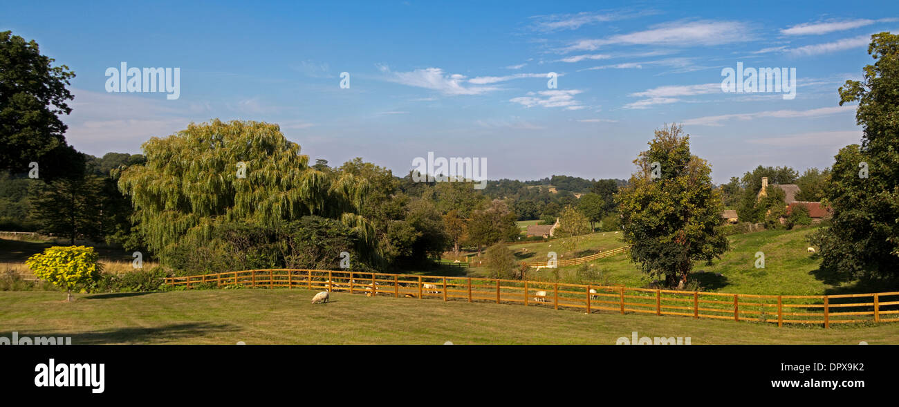 Chadlington Vue panoramique Banque D'Images