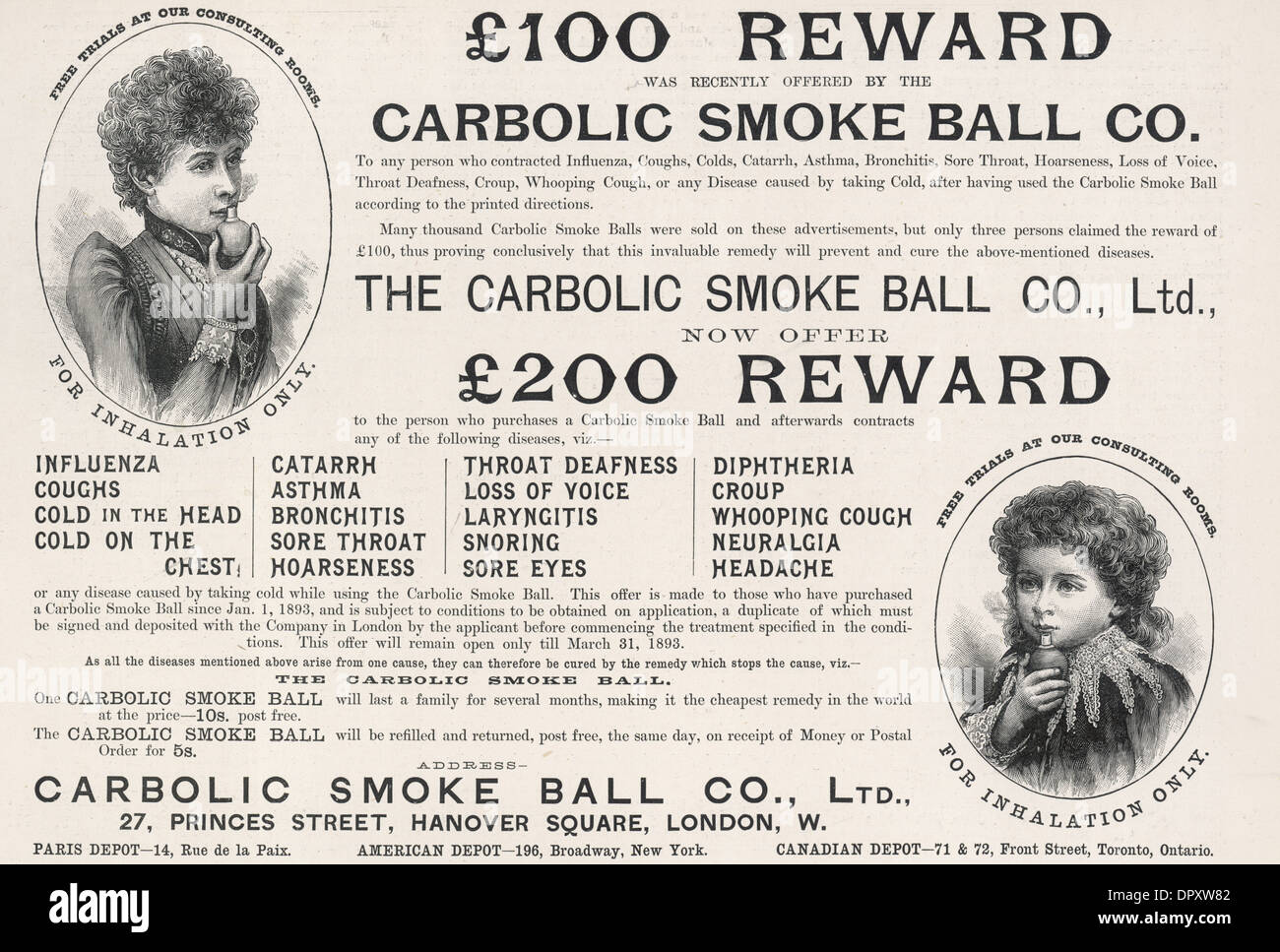 The Carbolic Smoke Ball Banque De Photographies Et D images Haute The Carbolic Smoke Ball Banque De Photographies Et D images Haute