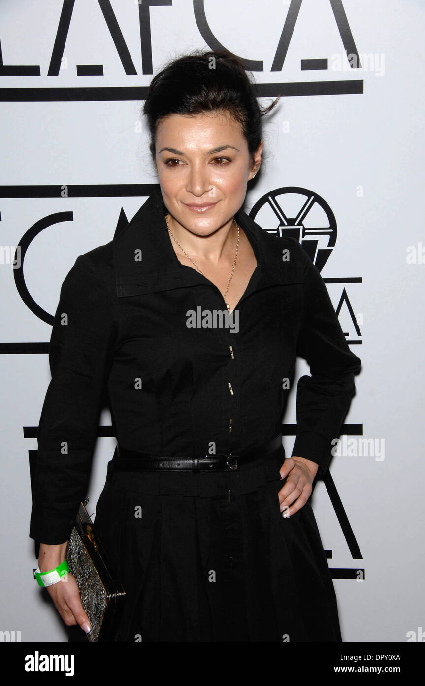 Alexis Zegerman durant la 34e conférence annuelle de Los Angeles Film Critics Association Awards, qui a eu lieu à l'hôtel InterContinental, le 12 janvier 2009, à Los Angeles..Photo : Michael Germana - Globe Photos.K60650MGE (Image Crédit : © Michael Germana/Globe Photos/ZUMAPRESS.com) Banque D'Images