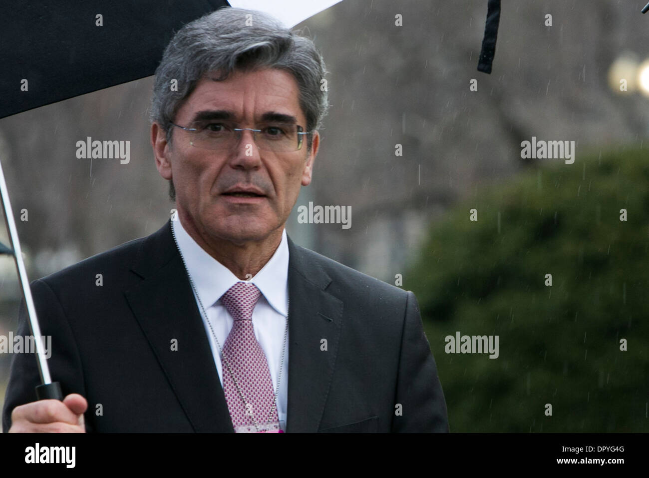 Joe Kaeser, le chef de la direction de Siemens AG. Banque D'Images