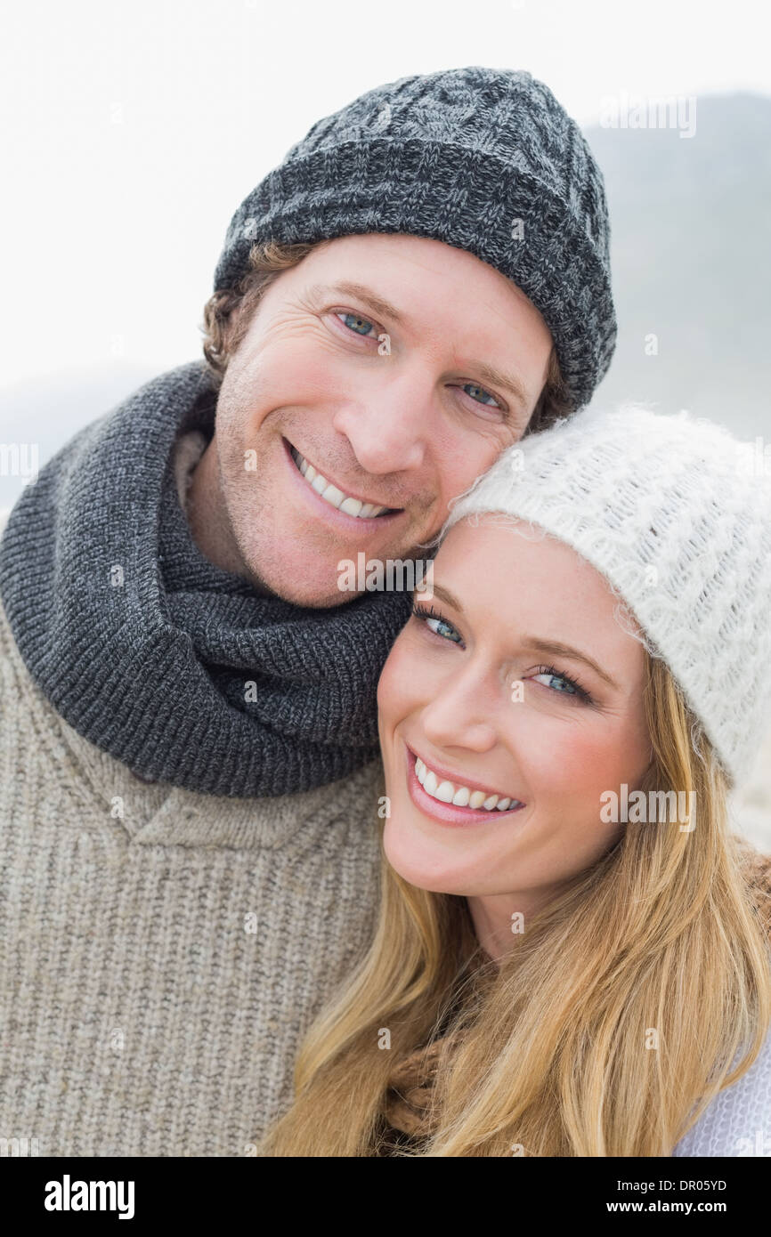 Close-up portrait of a young couple romantique Banque D'Images