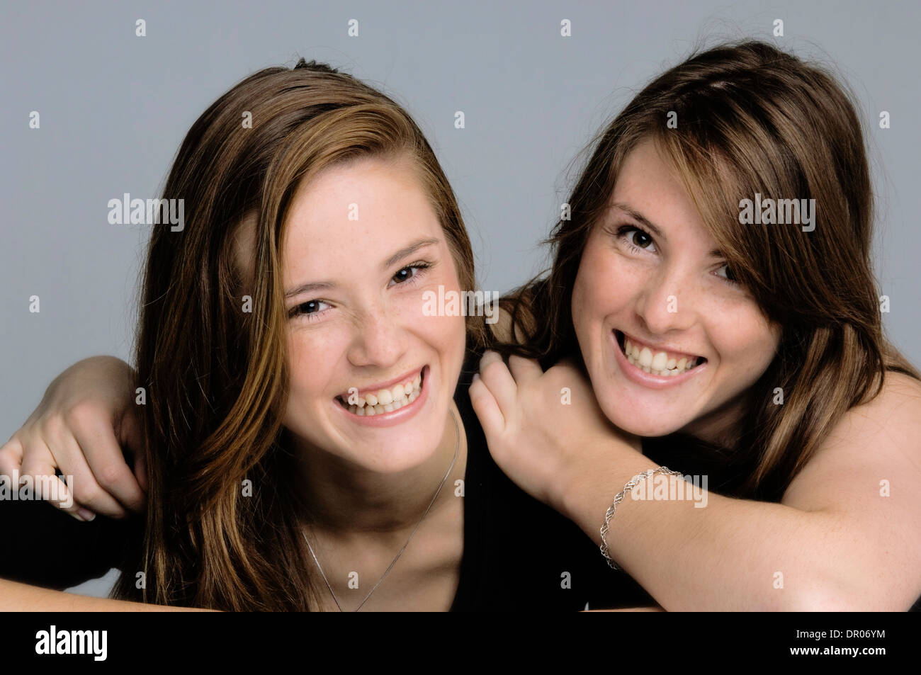 PORTRAIT D'ADOLESCENTE Banque D'Images