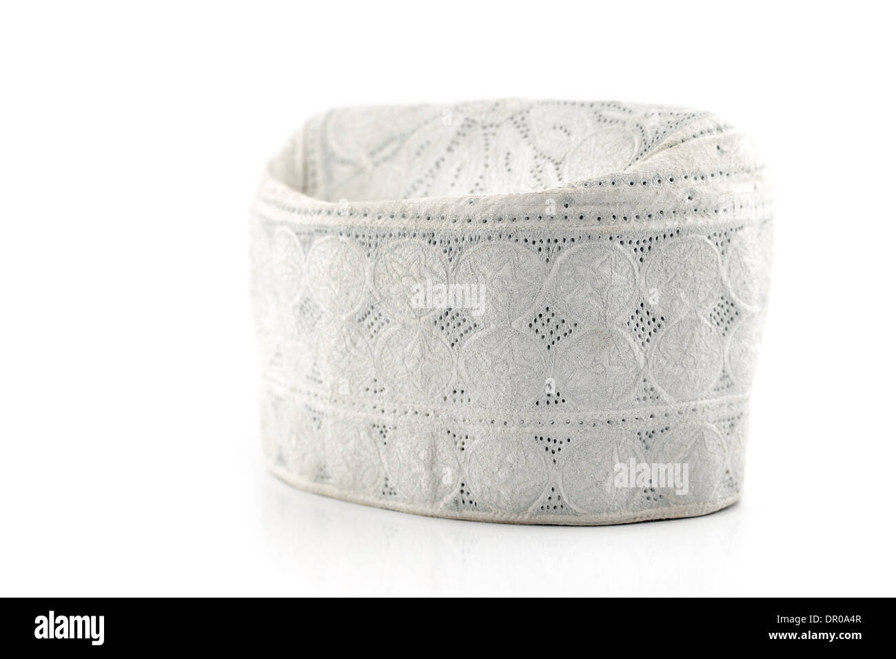 Calottes sont habituellement portés par les hommes musulmans, parfois comme un simple bouchon et souvent comme une sous-cap de la Ghutrah Banque D'Images