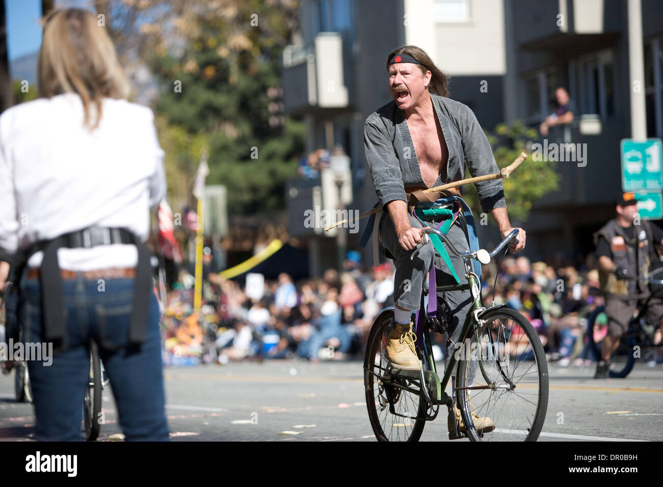 Jan 18, 2009 - Pasadena, Californie, USA - Bicycle Club Chopaderos au cours de la 32e parade annuelle Doo Dah, une farce populaire et flamboyant défilé. (Crédit Image : © Karl Polverino/ZUMA Press) Banque D'Images