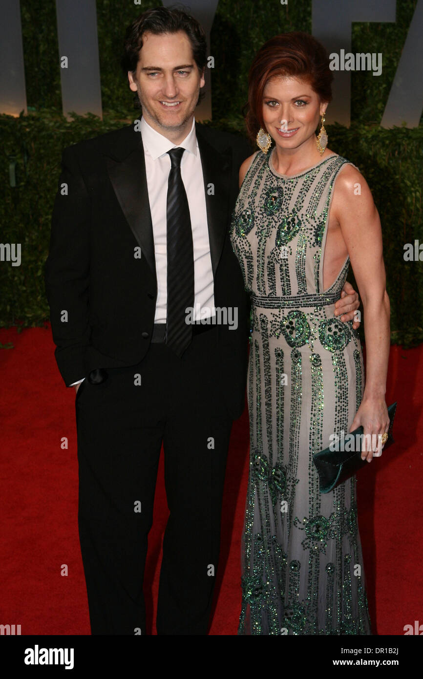 Février 22, 2009 ; West Hollywood, CA, USA ; Debra Messing et Daniel Zelman arrivent pour le Vanity Fair et après le dîner de travail à l'hôtel Sunset Tower célébrant la 81e cérémonie des Academy Awards. Schmitt riche/ZUMA Press Banque D'Images