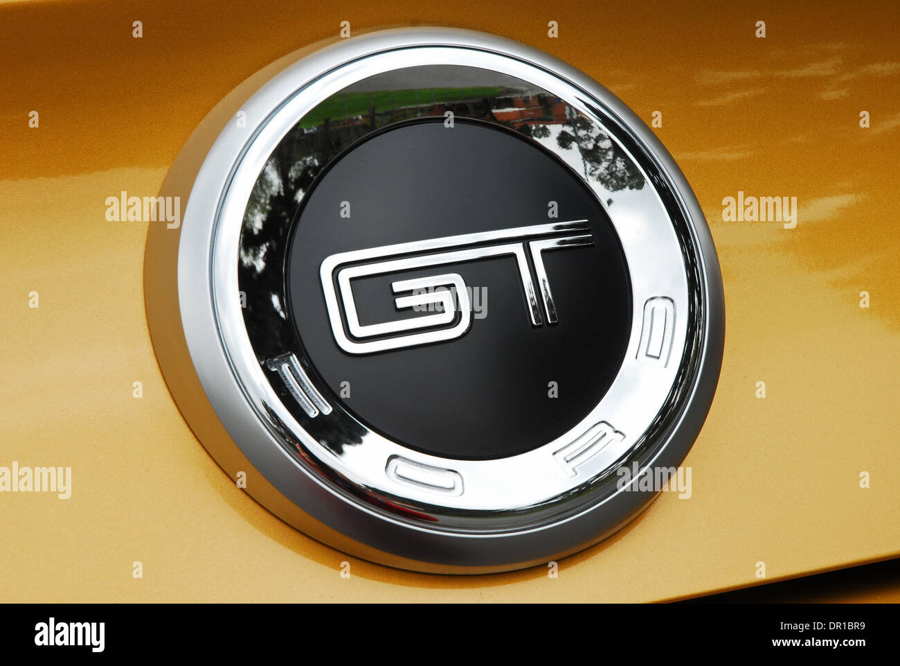 Mar 19, 2009 - Los Angeles, Californie, USA - Le tout nouveau 2010 Mustang GT est plus de style contemporain, plus puissant, avec une meilleure maniabilité, et une conception entièrement nouvelle de l'intérieur de haute qualité qui peuvent s'opposer à tout coupé sportif sur le marché pour un prix de base de seulement 27 995,00. Cette nouvelle Mustang est le premier coupé sportif d'avoir un toit en verre "disponibles" que ru Banque D'Images