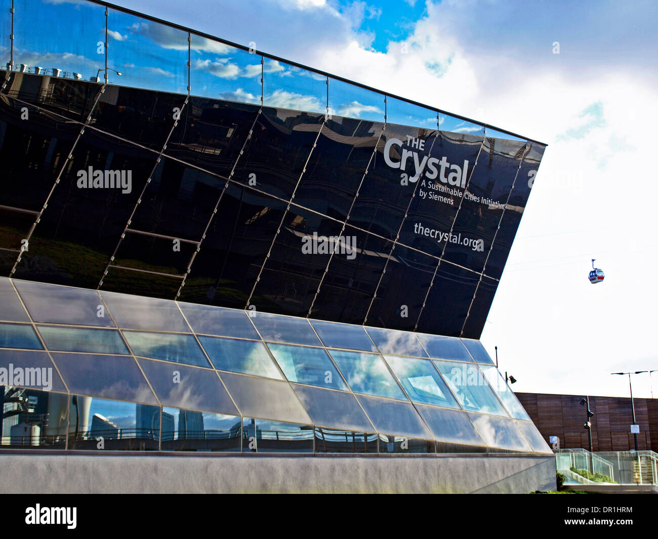 Le Cristal, détenu et exploité par Siemens, Royal Victoria Dock, East London, Angleterre, Royaume-Uni Banque D'Images