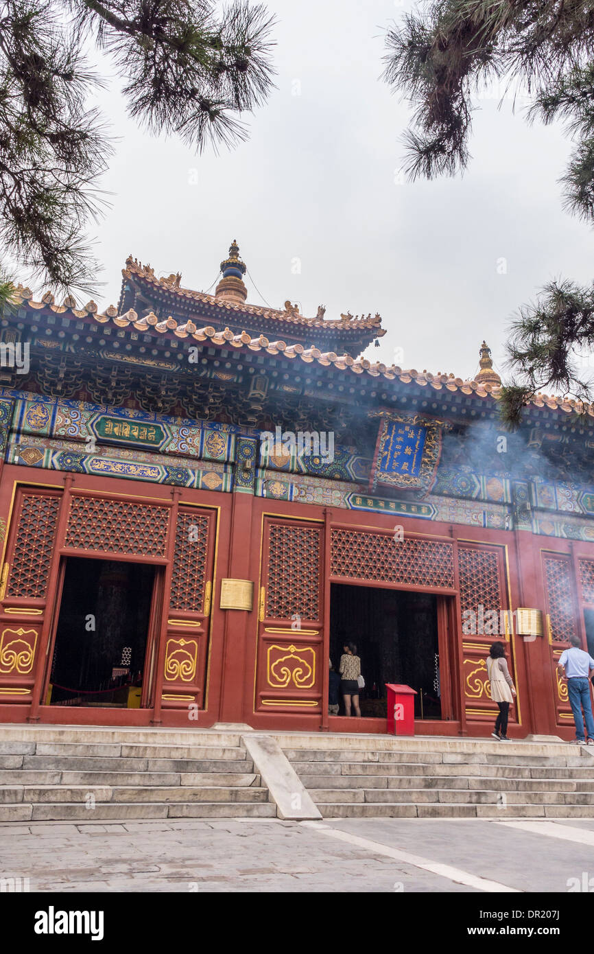 Lama Temple, Beijing, Chine Banque D'Images