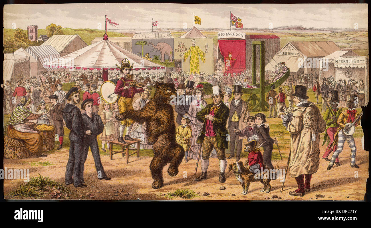 COUNTRY FAIR/VERS 1859 Banque D'Images