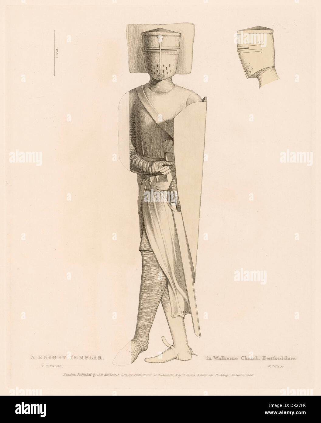 Effigie TEMPLIER Banque D'Images