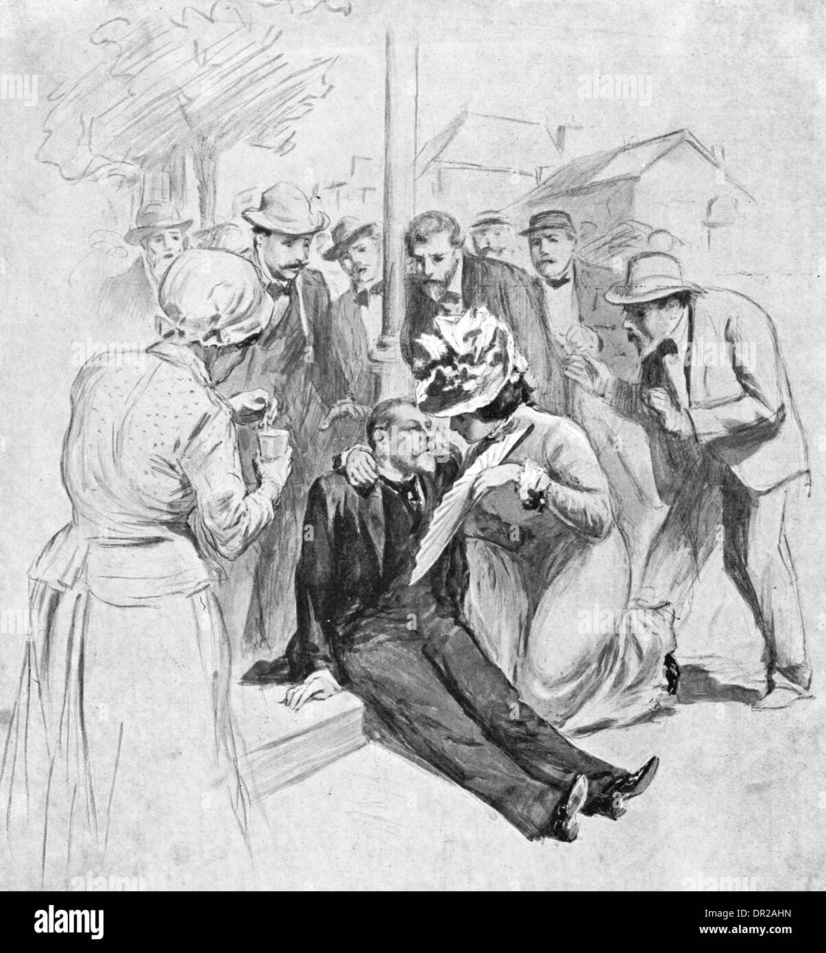 LABORI AGRESSÉ Banque D'Images