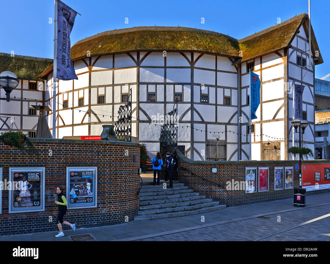 Le Théâtre du Globe était un théâtre à Londres associé à William Shakespeare. Banque D'Images
