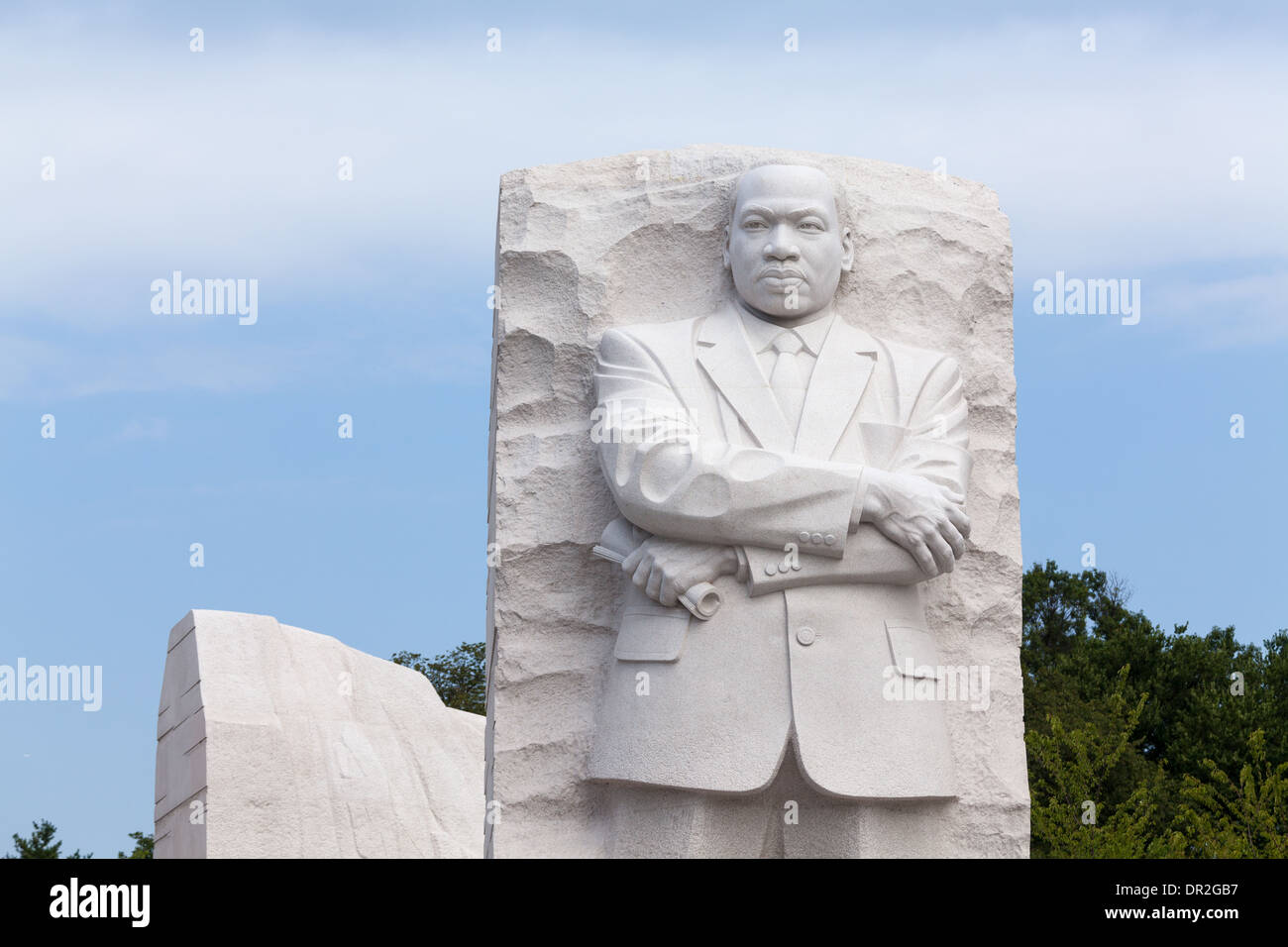 Martin Luther King, Monument à Washington, DC Banque D'Images